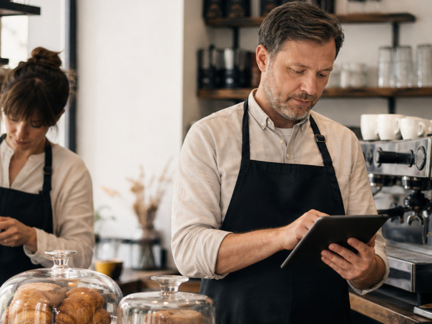 KI in der Gastronomie – Vorbereitung eines Cafés KI in der Gastronomie – Vorbereitung eines Cafés